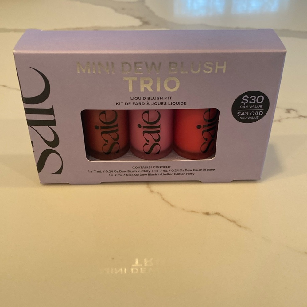 Mini Dew Blush trio